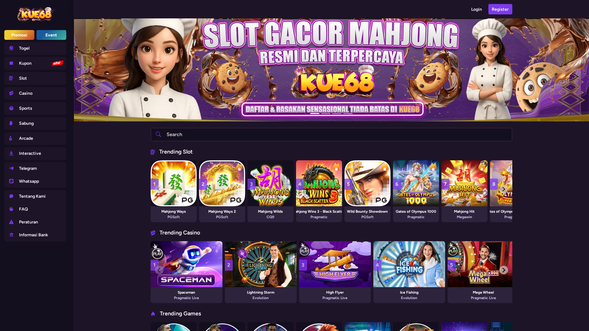 Screenshot of kue68crispy.site