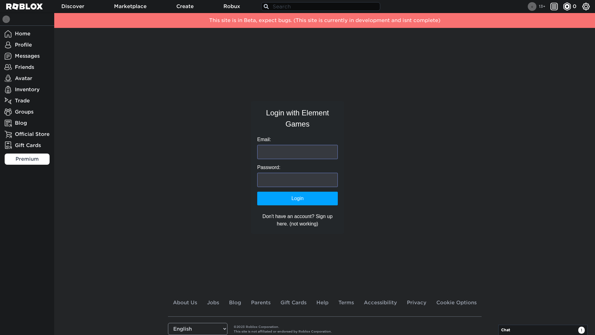 Screenshot of www.roblox-clone-six.vercel.app