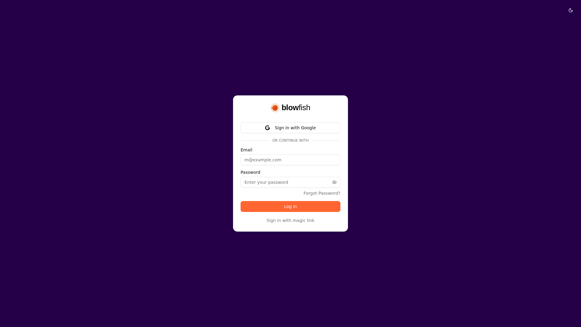 Screenshot of blowfish.alodev.org