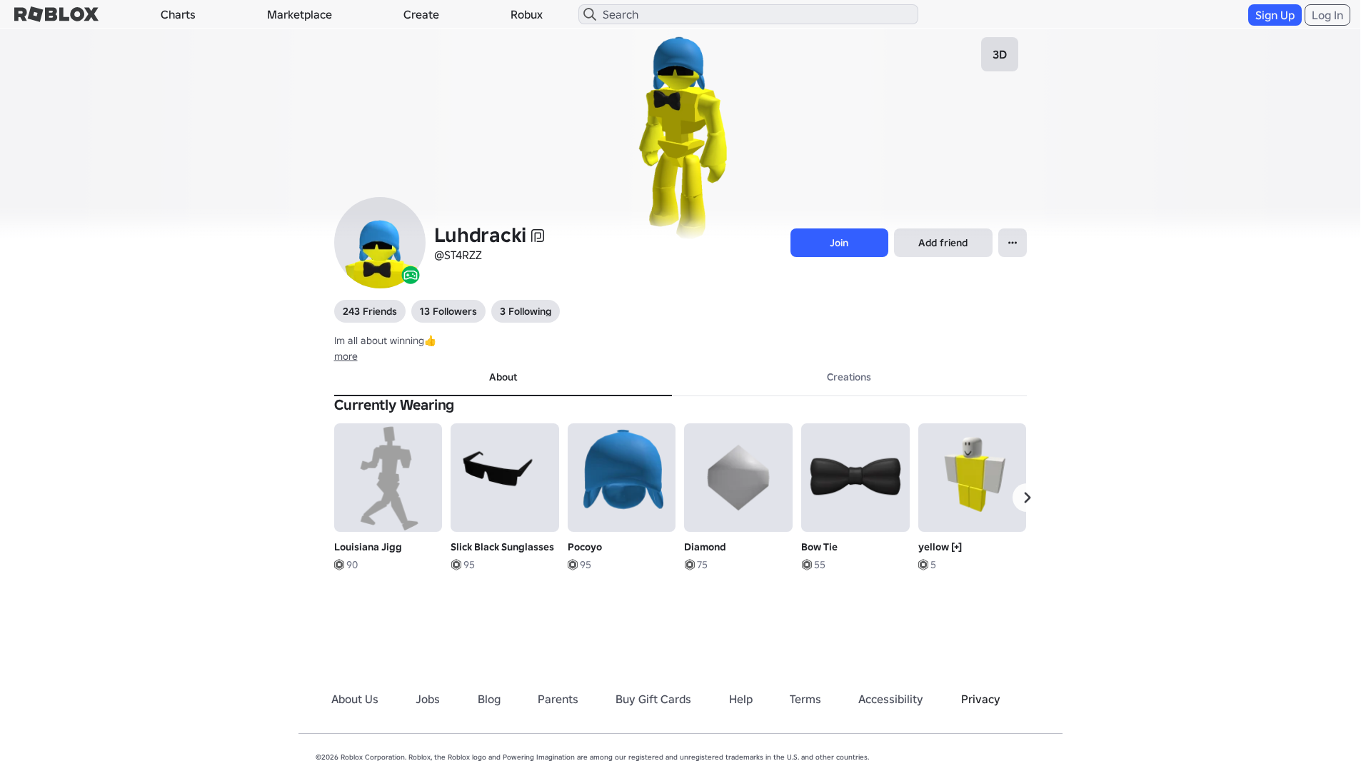 Screenshot of www.roblox.com.am