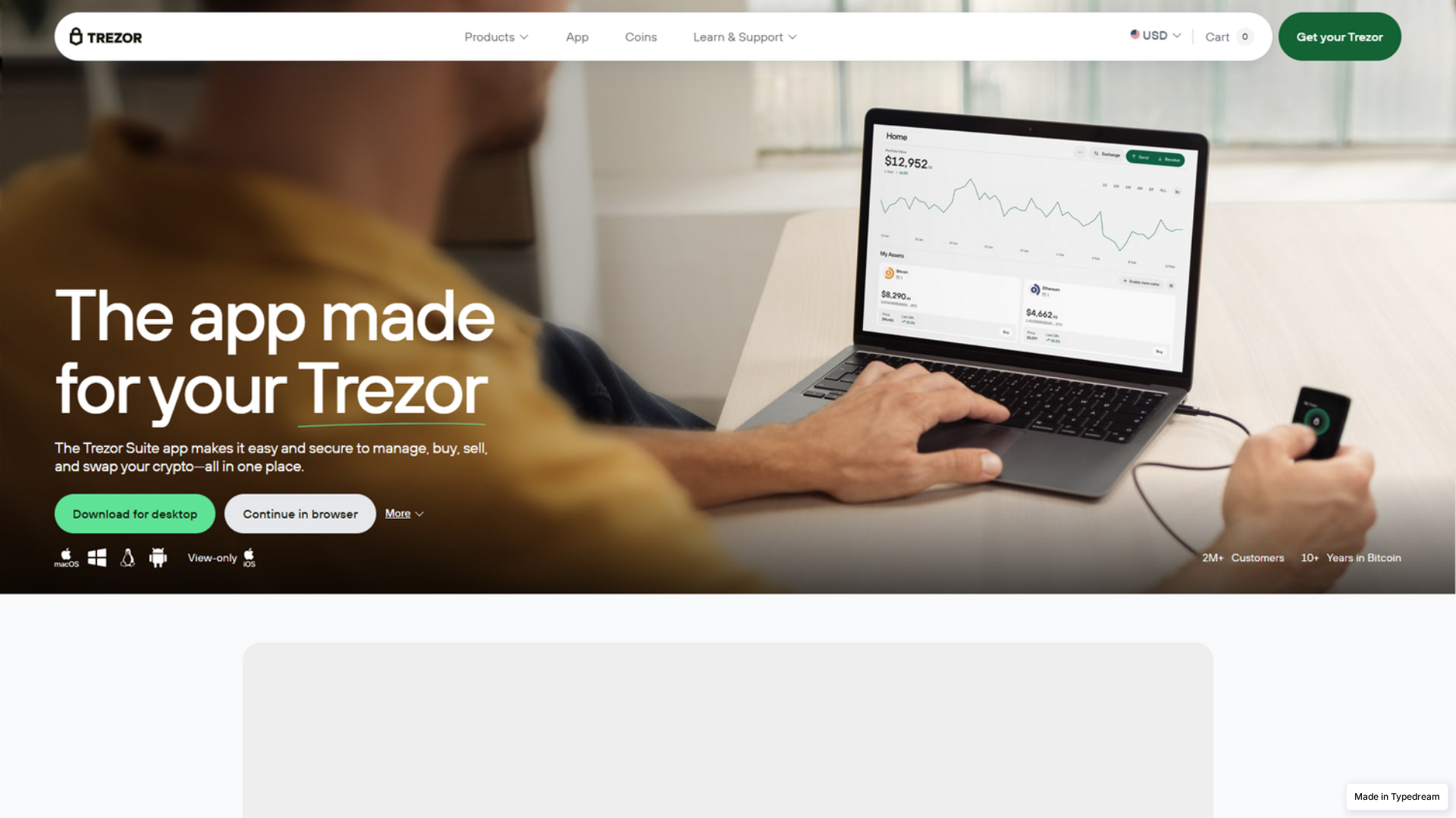 Screenshot of help-trzor-suite-en.typedream.app