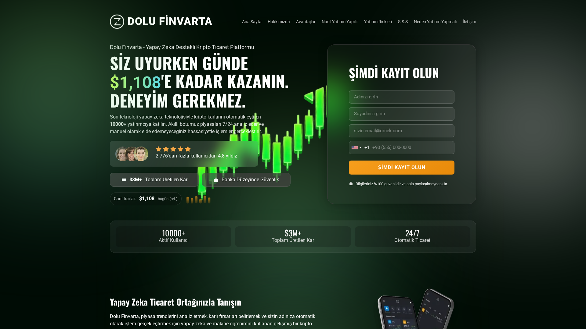 Screenshot of dolufinvartatrade.com