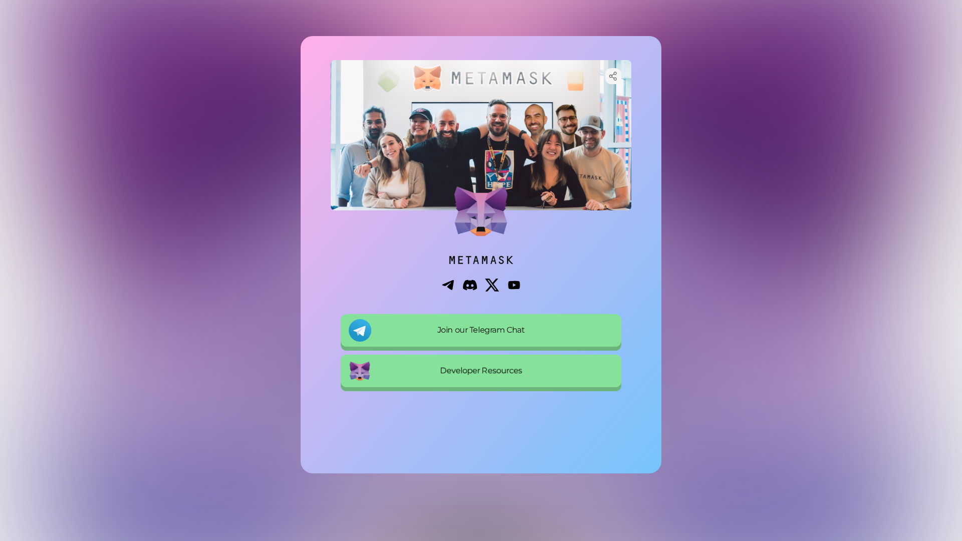 Screenshot of metamask.chat