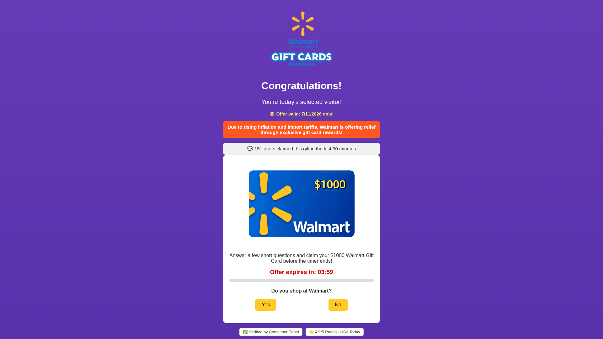 Screenshot of click2prize.com