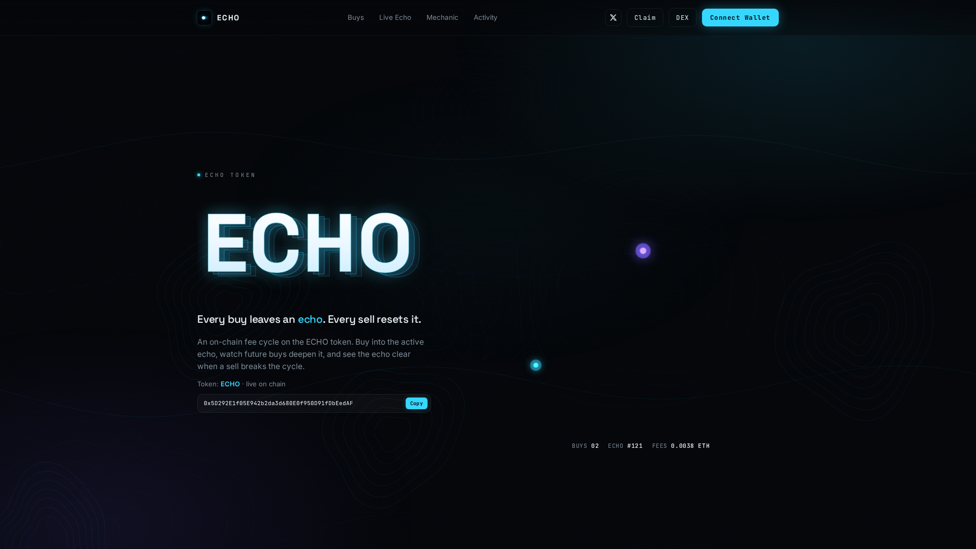 Screenshot of echov4.com