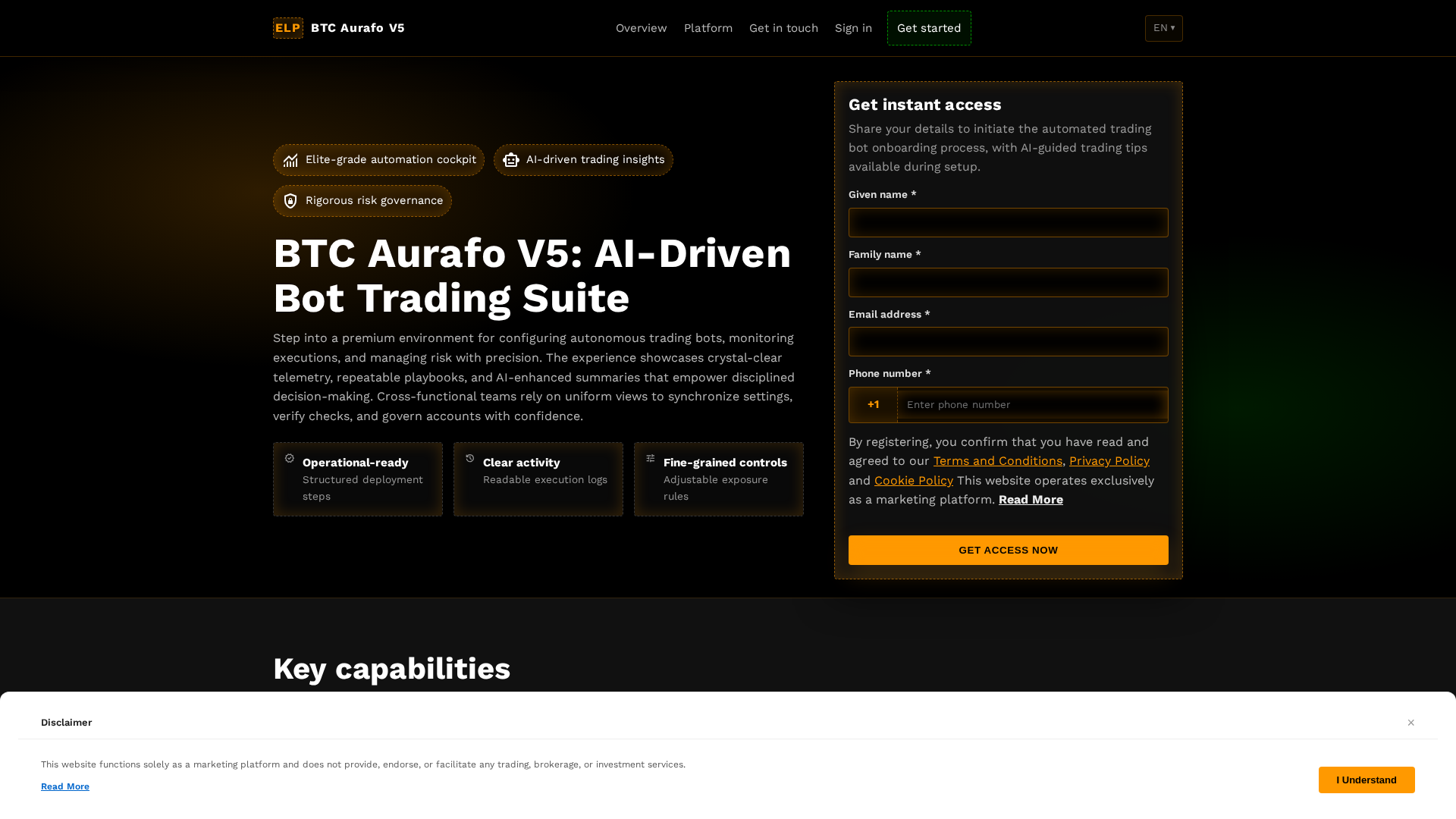 Screenshot of btcaurafov5.digital
