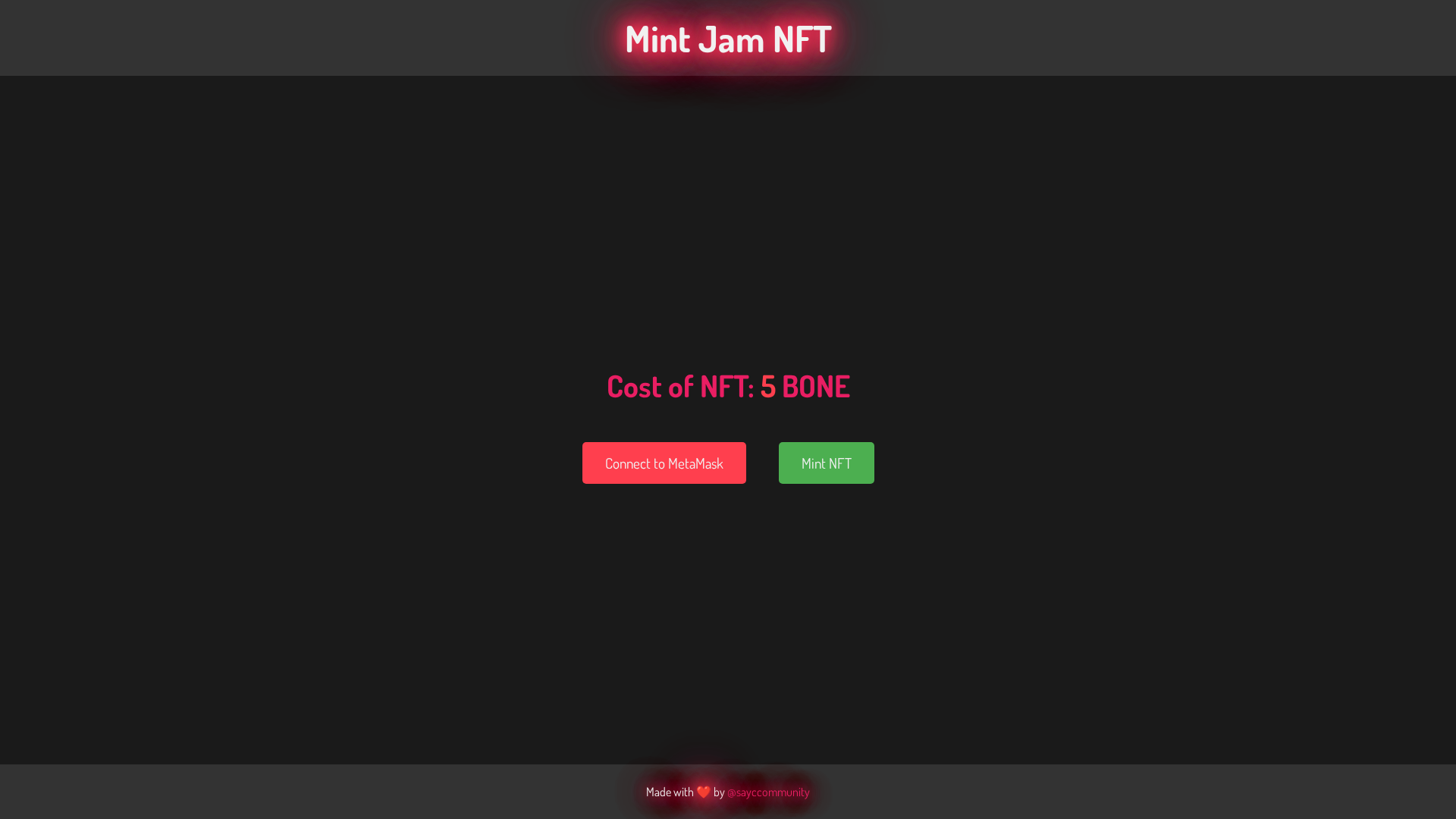 Screenshot of jamnft.pages.dev