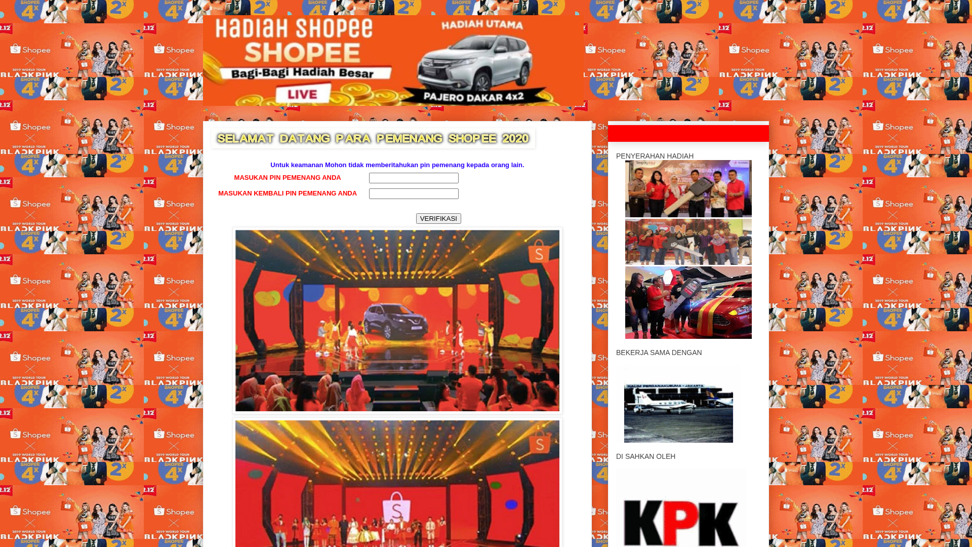 Screenshot of programundianshopee11.blogspot.com