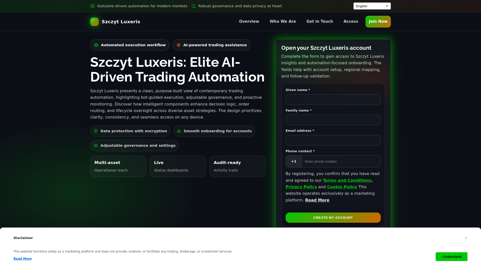 Screenshot of szczytluxeris.digital
