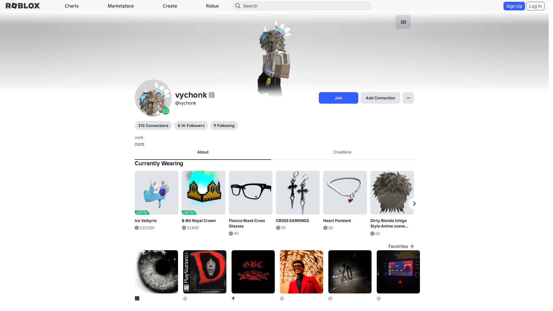 Screenshot of roblx.me