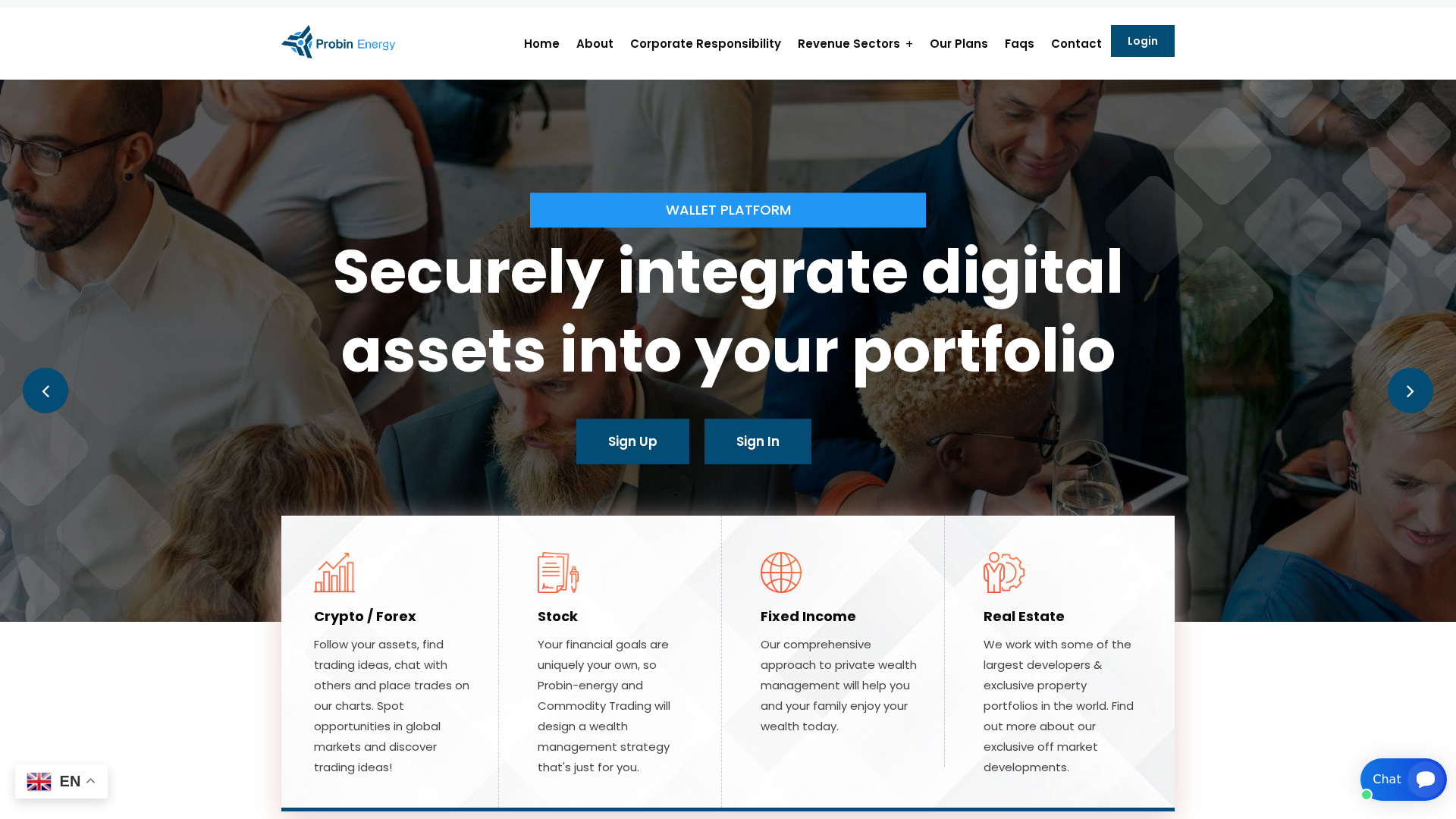 Screenshot of probin-energy.com