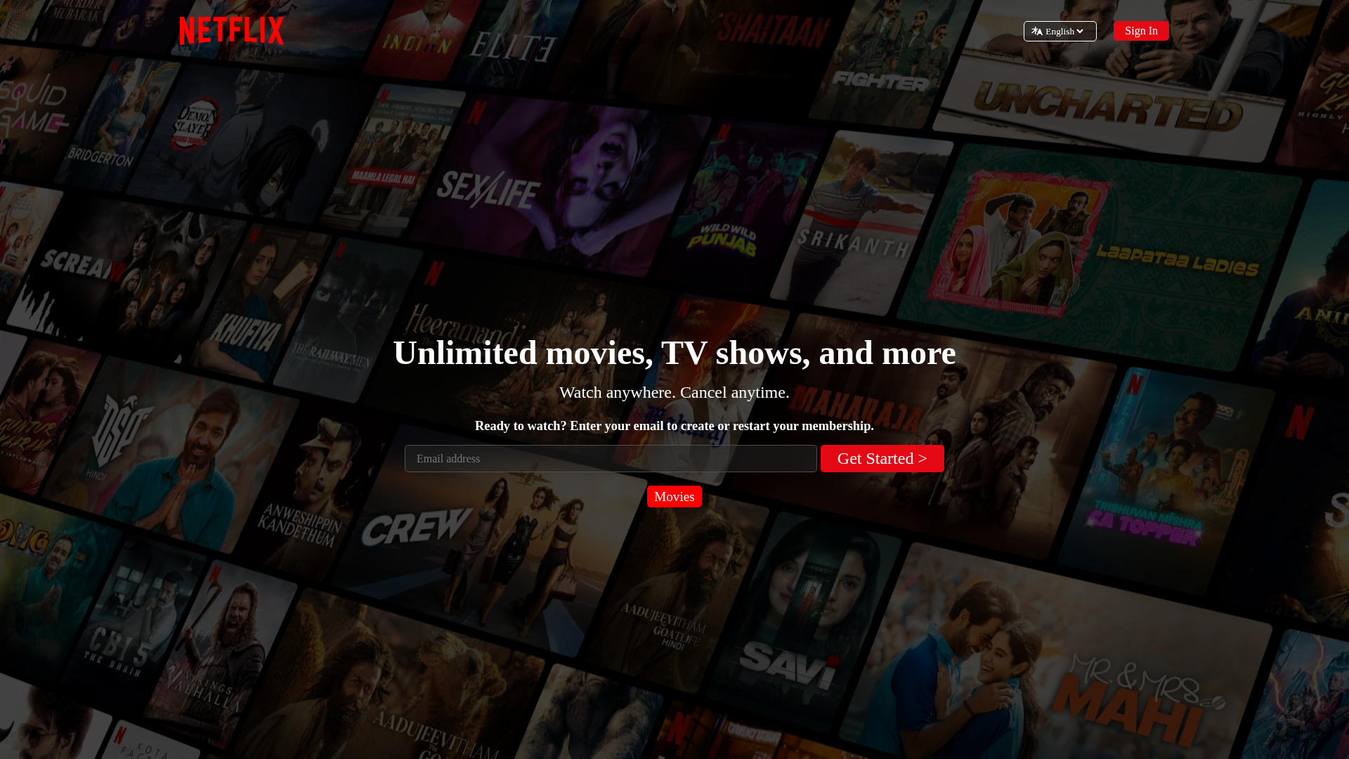 Screenshot of www.netflix-clone-gilt-phi.vercel.app