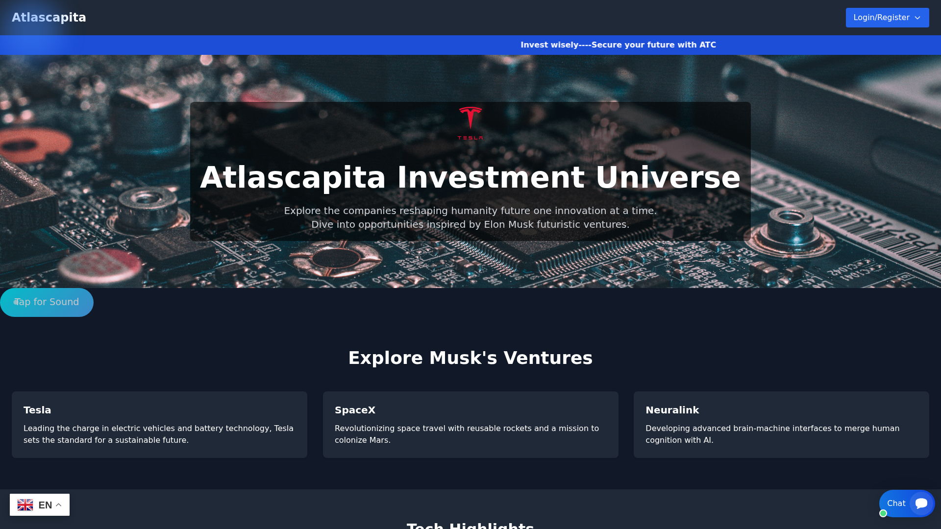 Screenshot of atlascapita.com