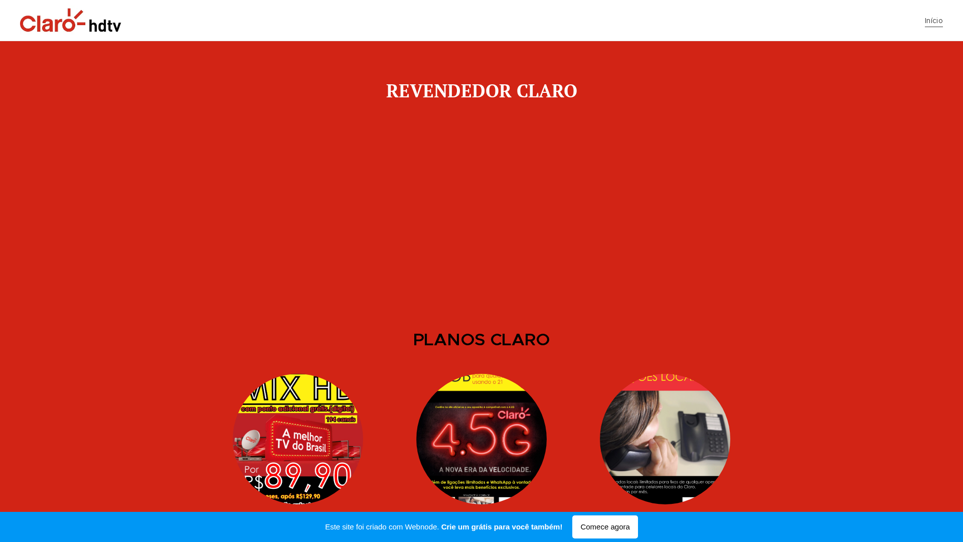 Screenshot of revendedor-claro.webnode.page