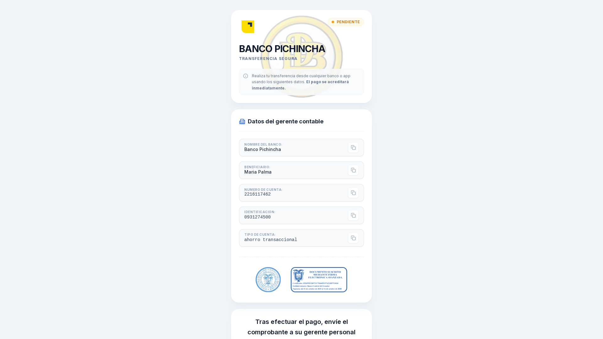 Screenshot of pichinchaencuestapago.click