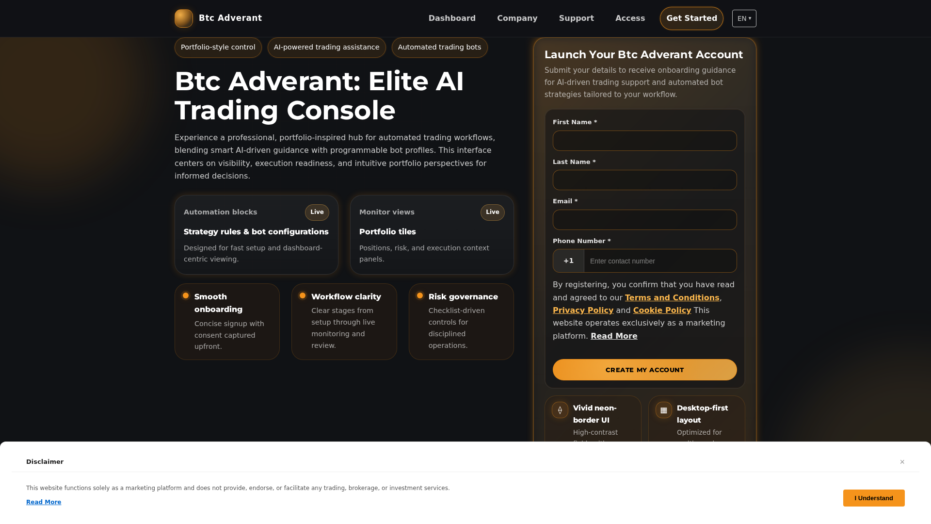Screenshot of btcadverant.digital