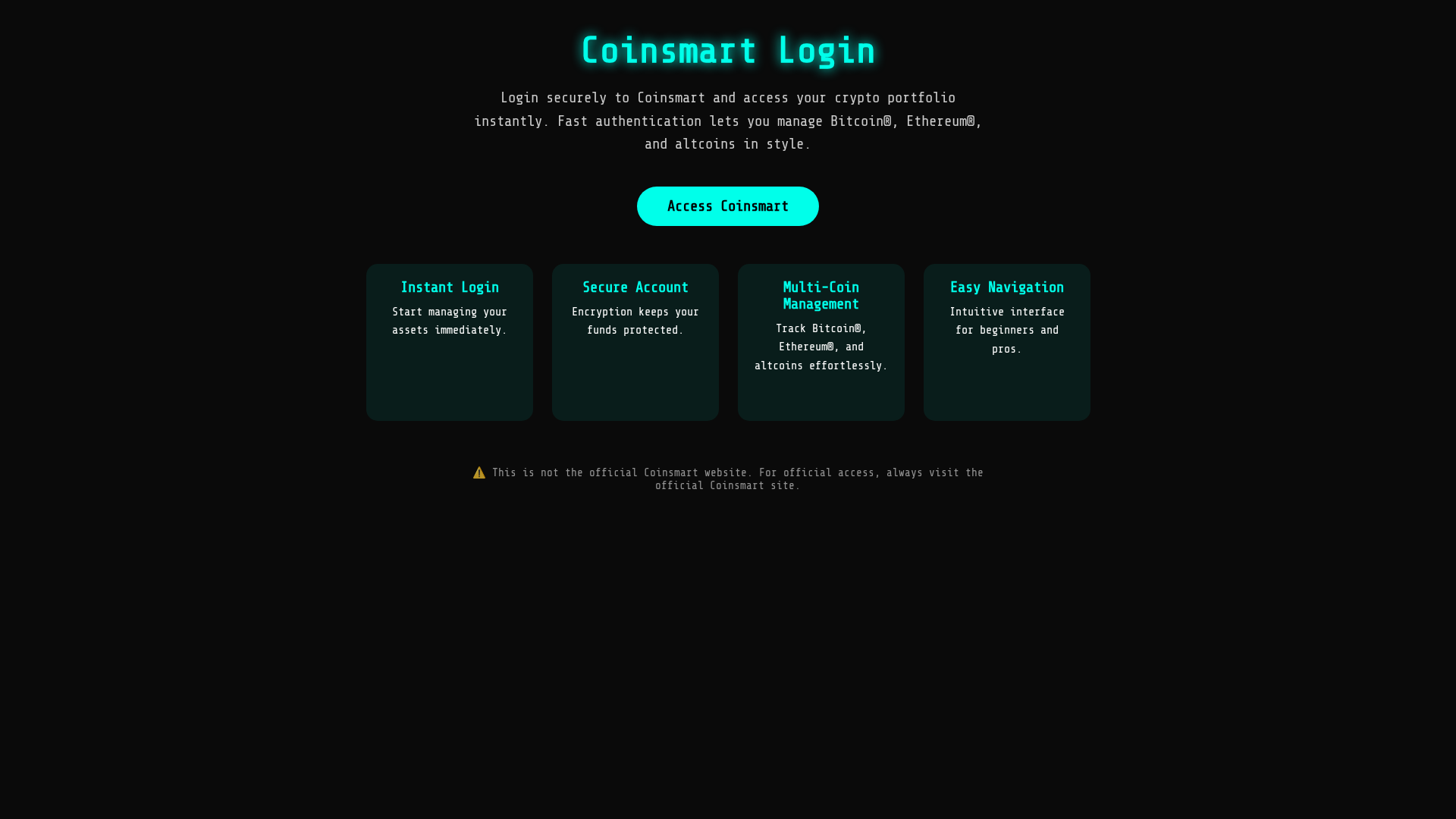 Screenshot of coinsmart-en-logix.pages.dev