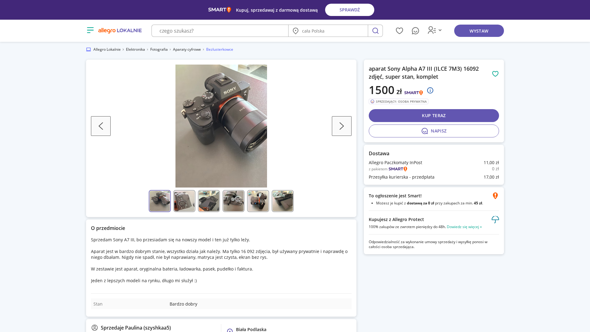 Screenshot of allegrolokalnie.tflpl-produkt.sbs