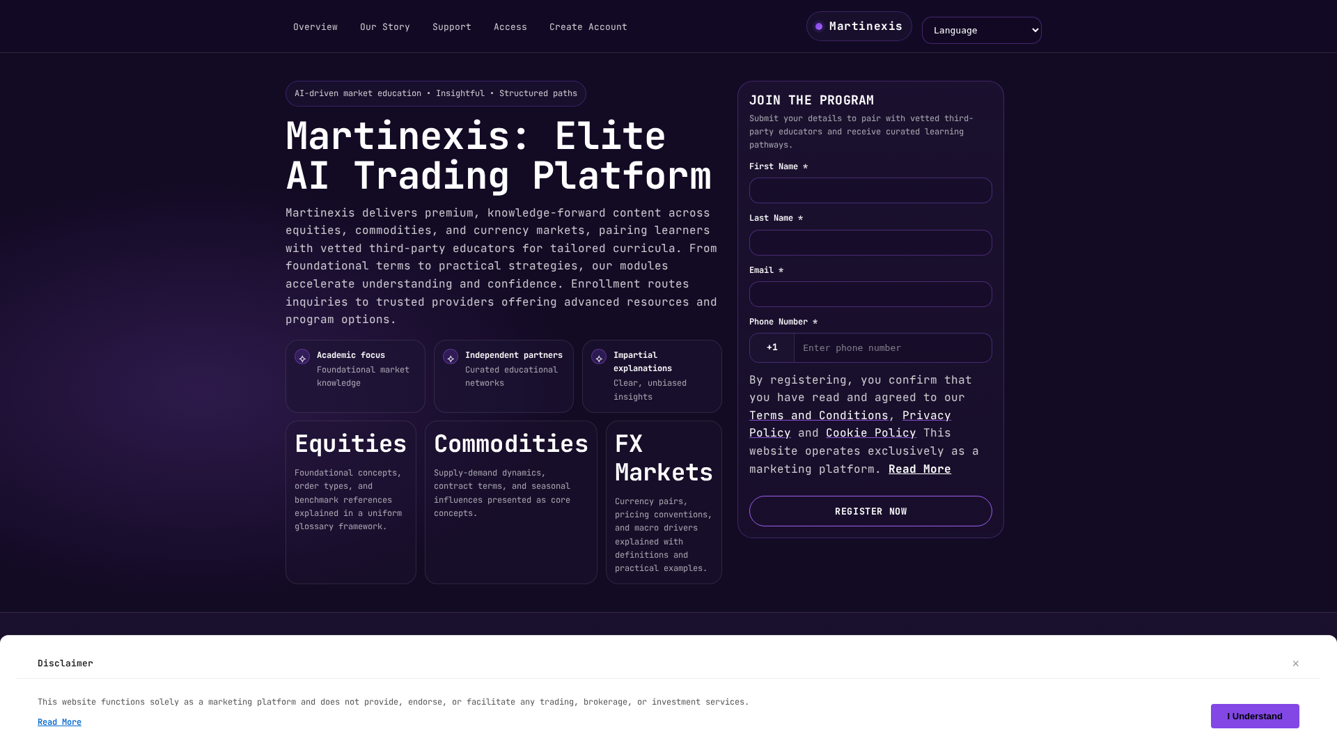 Screenshot of martinexis.click