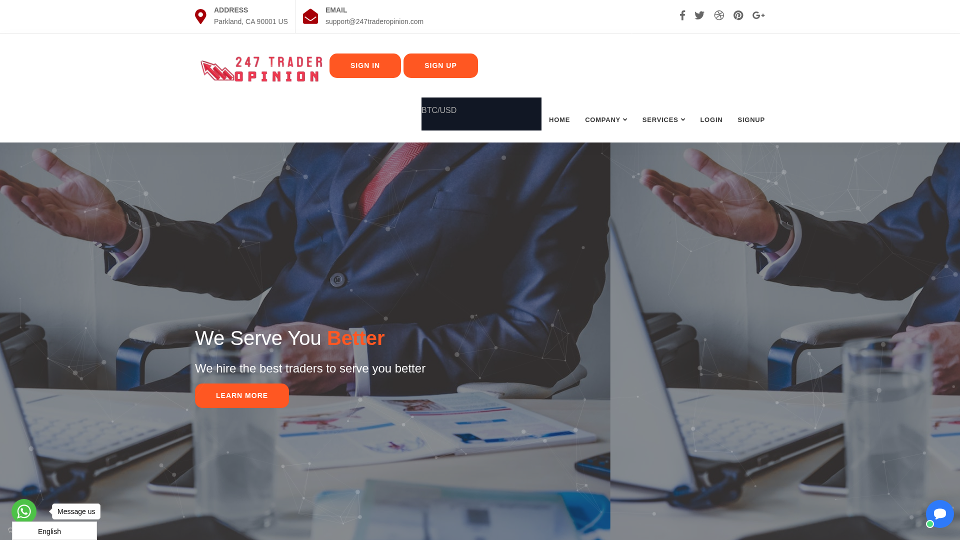 Screenshot of 247traderopinion.com