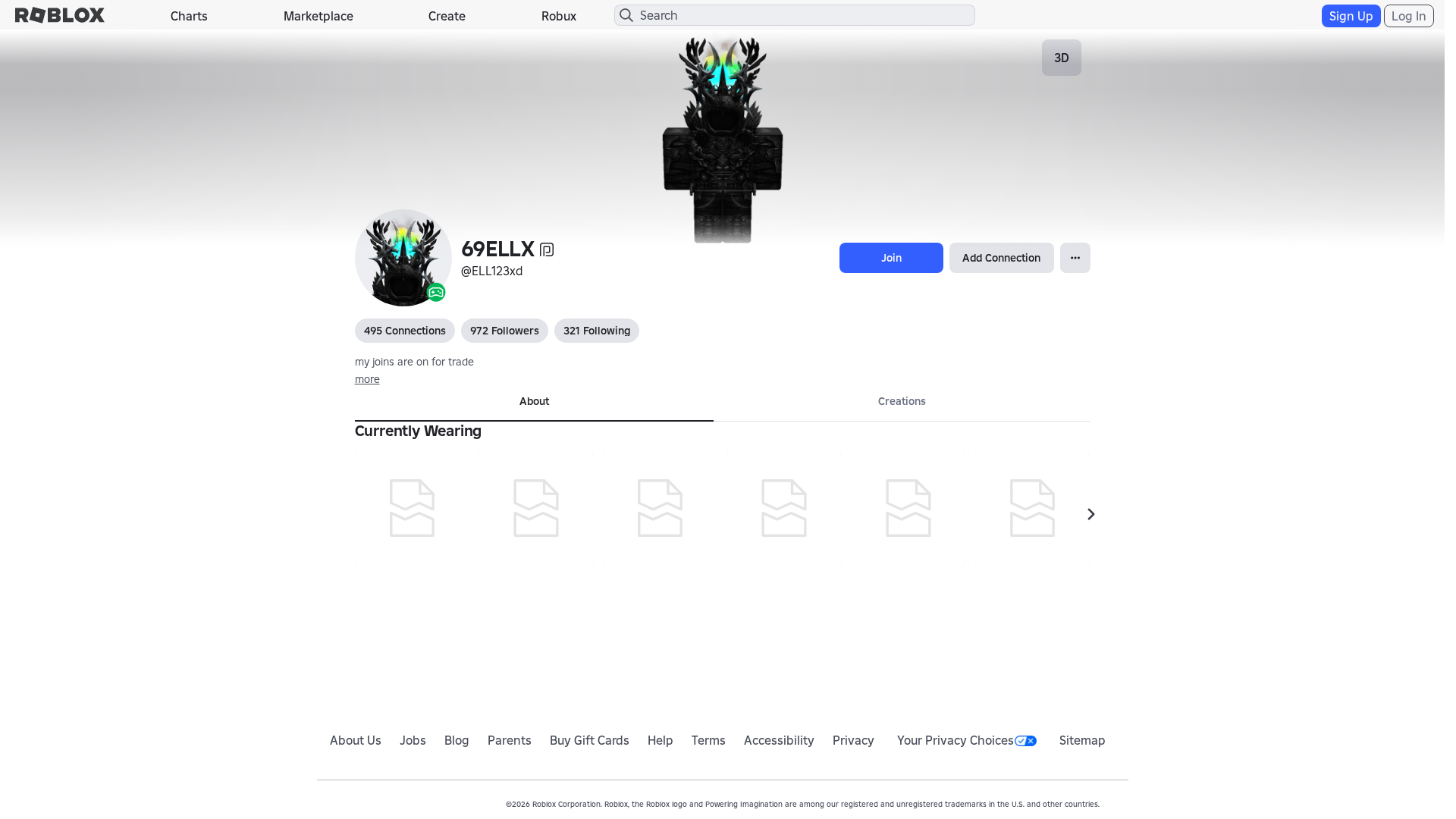Screenshot of www.roblox.ly