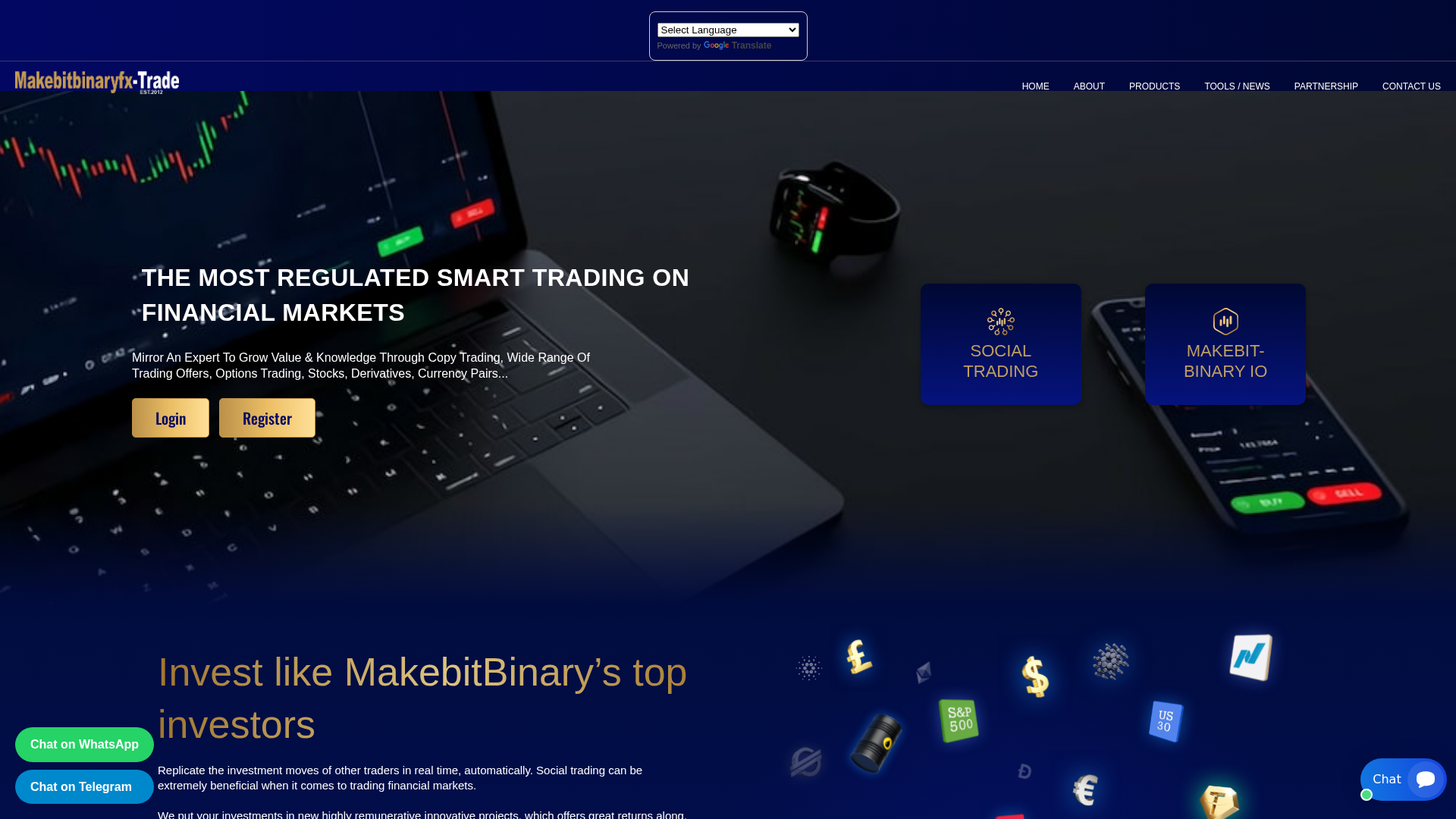 Screenshot of makebinaryfx.com
