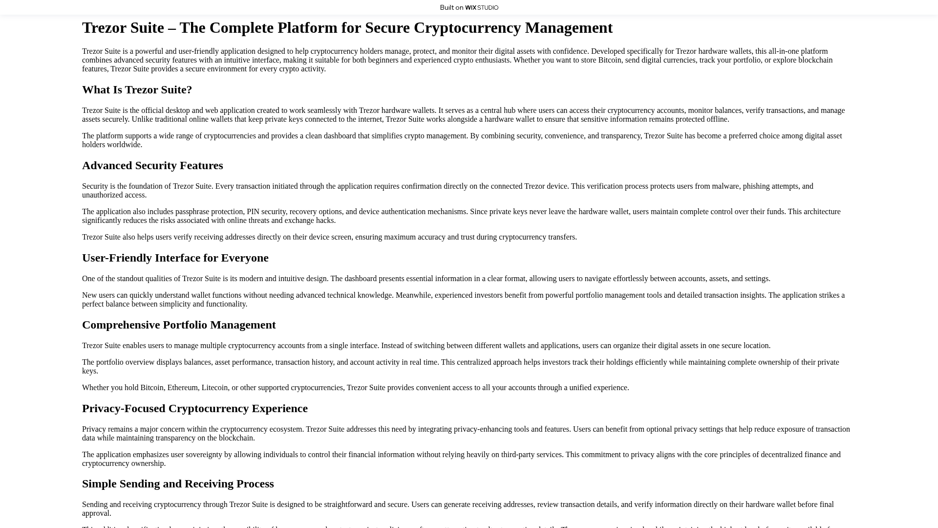 Screenshot of suuitrzr.wixstudio.com