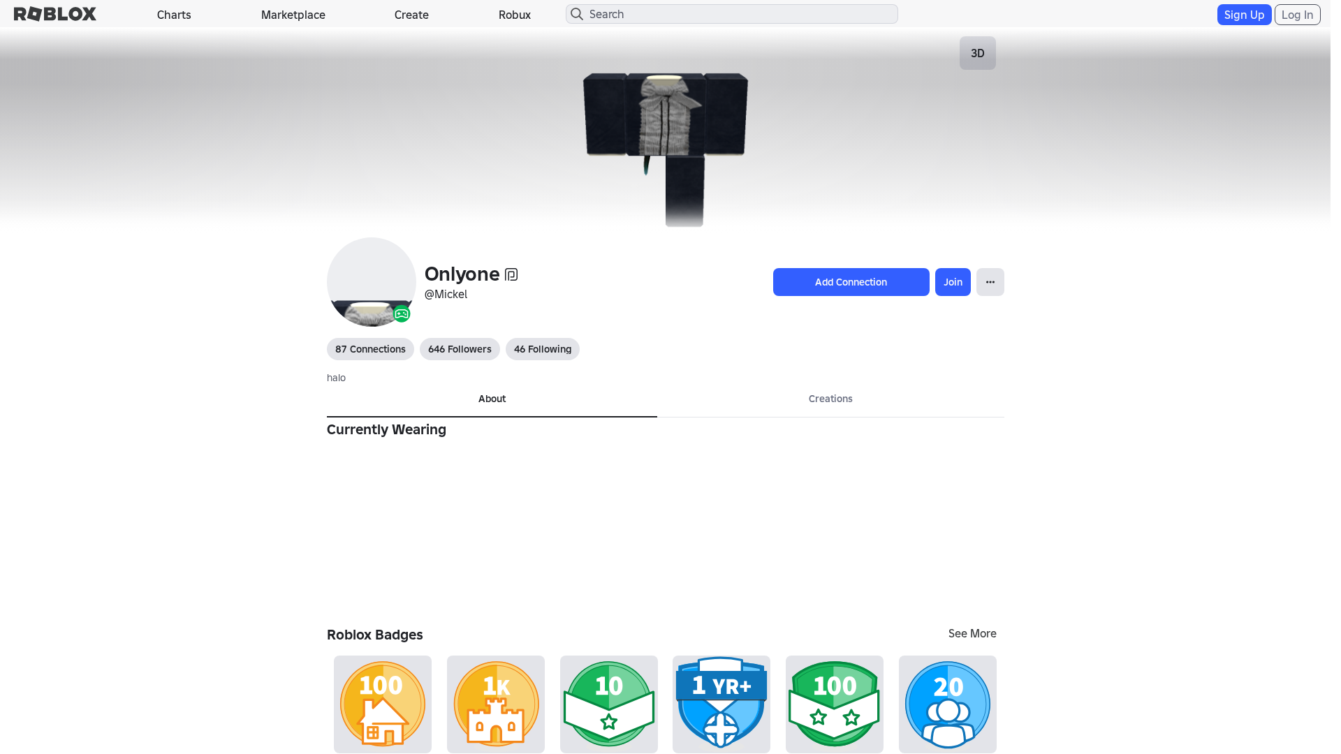 Screenshot of rblox.me