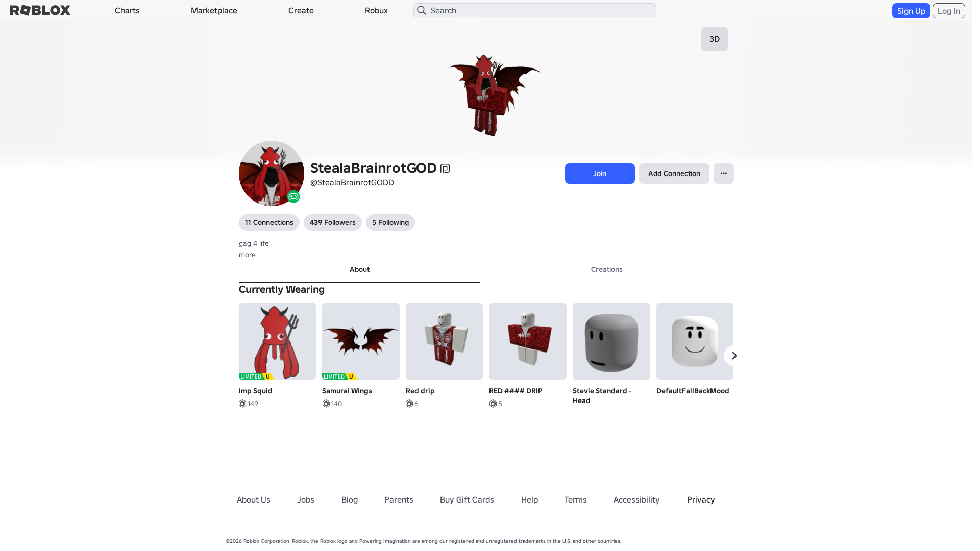 Screenshot of www.roblox.com.ml