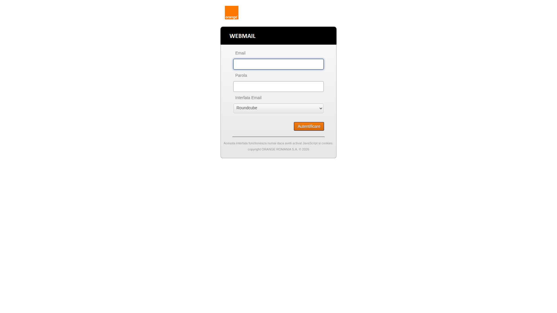 Screenshot of smtp.romtelecom.net