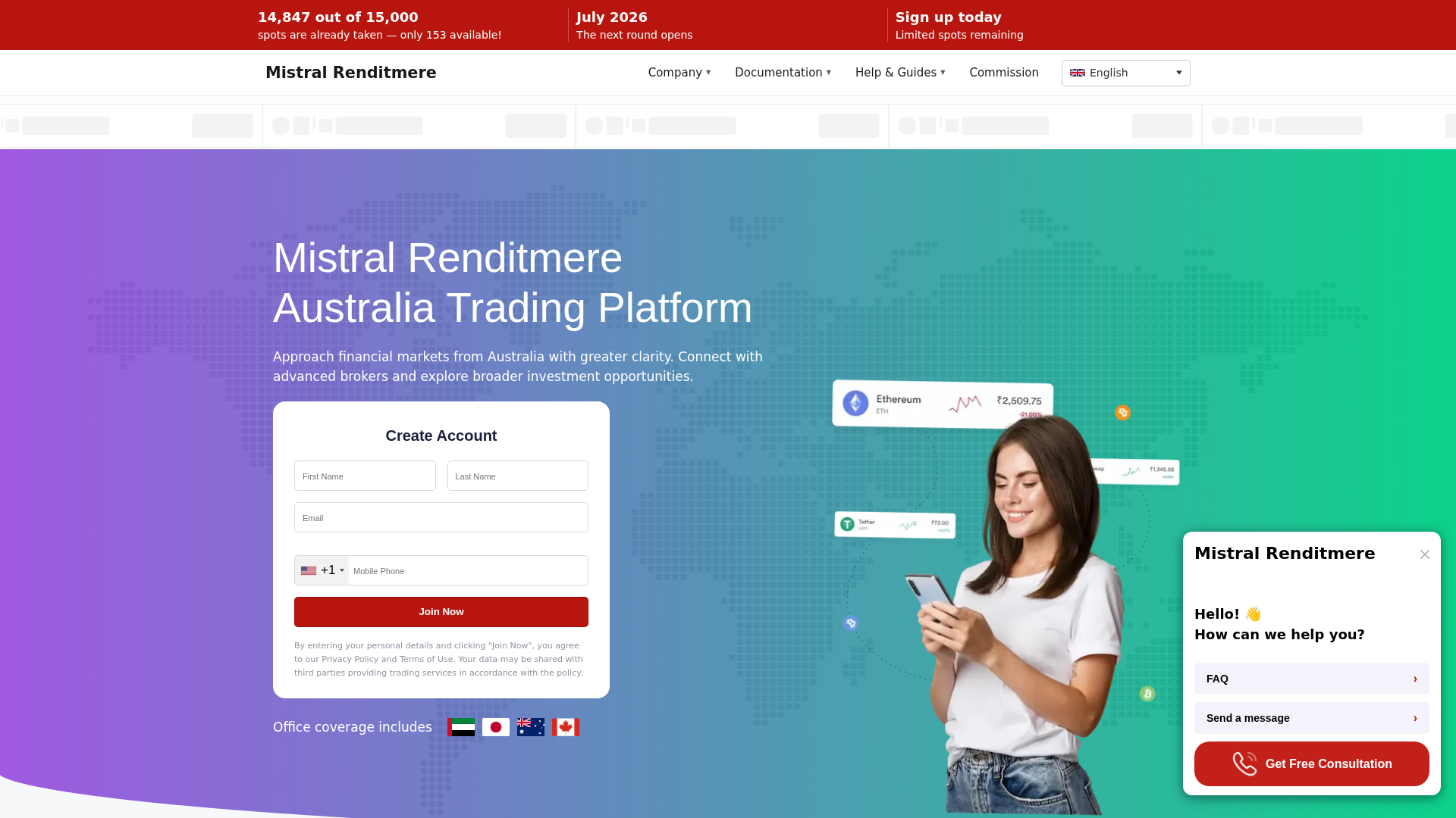 Screenshot of mistral-renditmere.com