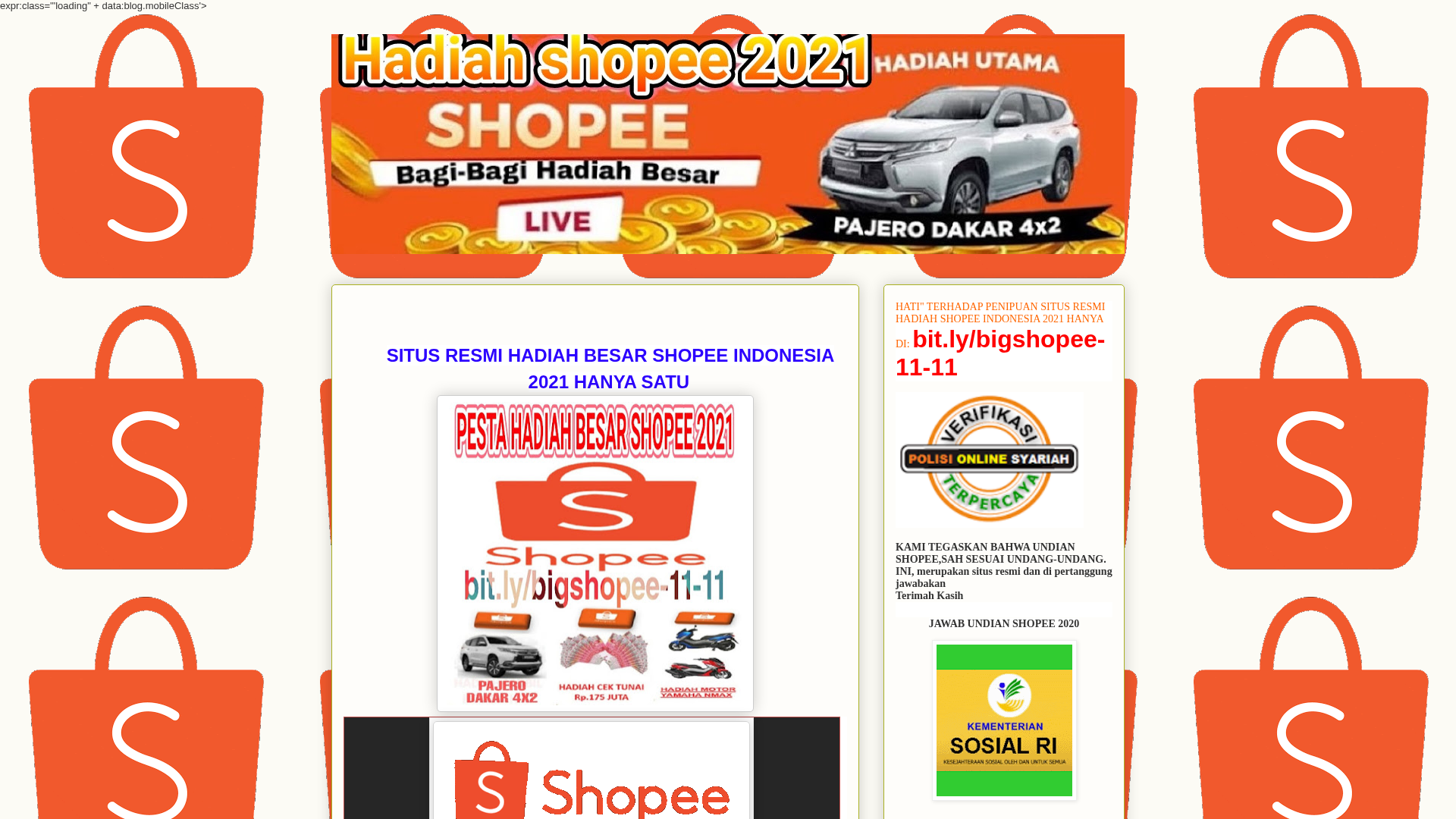 Screenshot of www.sh0pee11-11.blogspot.com