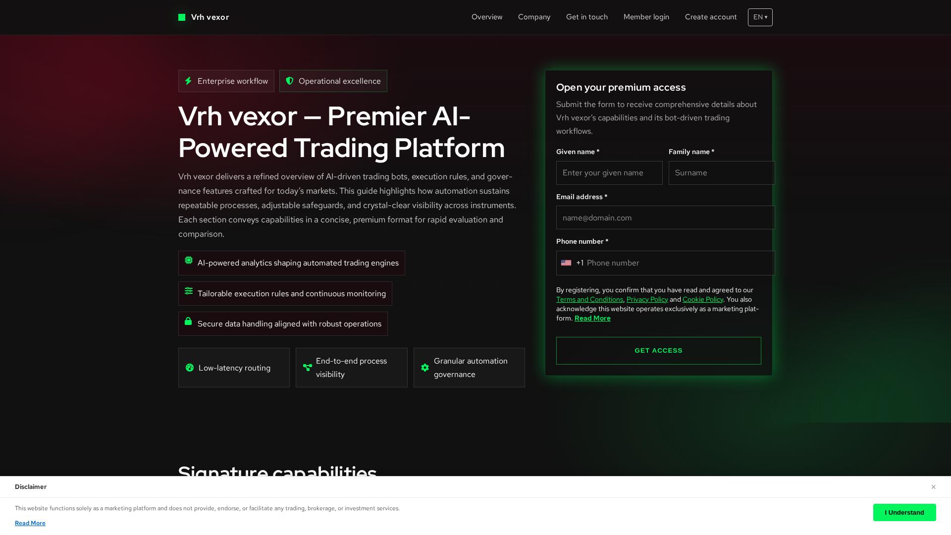 Screenshot of vrh-vexorsolution.com