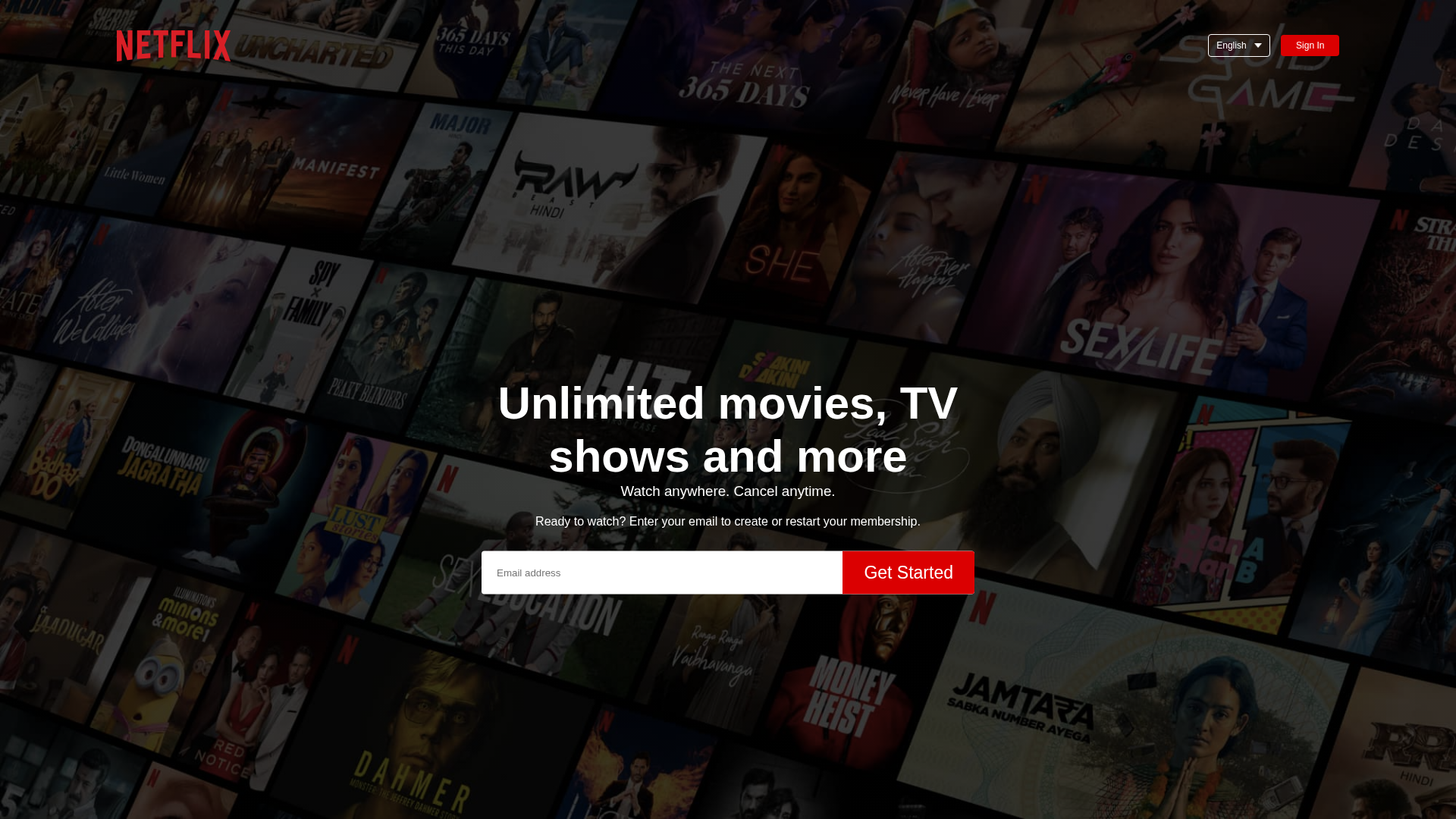 Screenshot of netflix-clone-coral-delta.vercel.app
