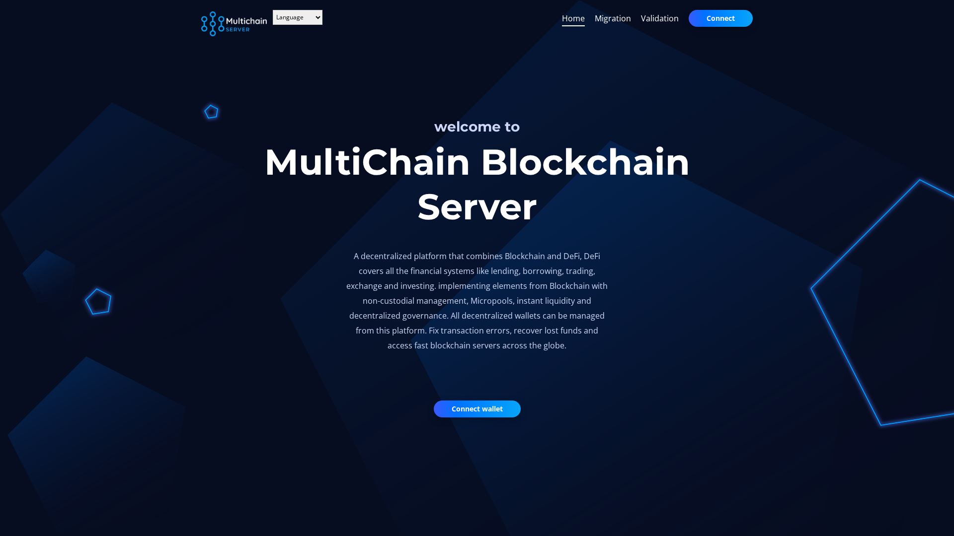 Screenshot of mail.multichainserver.co
