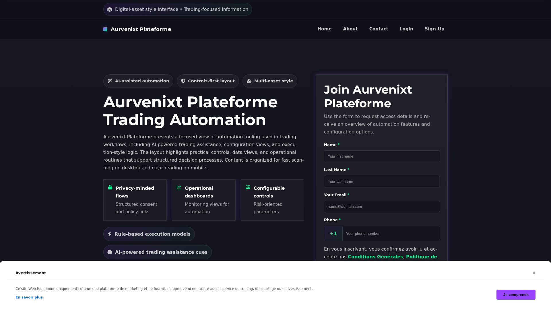Screenshot of aurvenixtplateforme.click