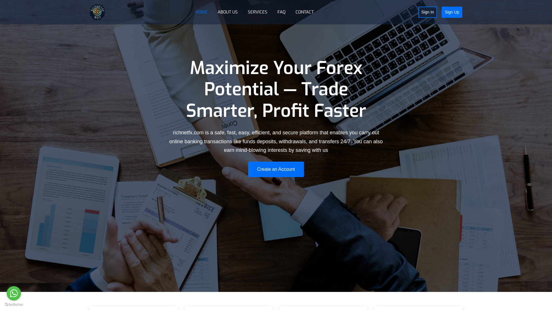 Screenshot of richnetfx.com
