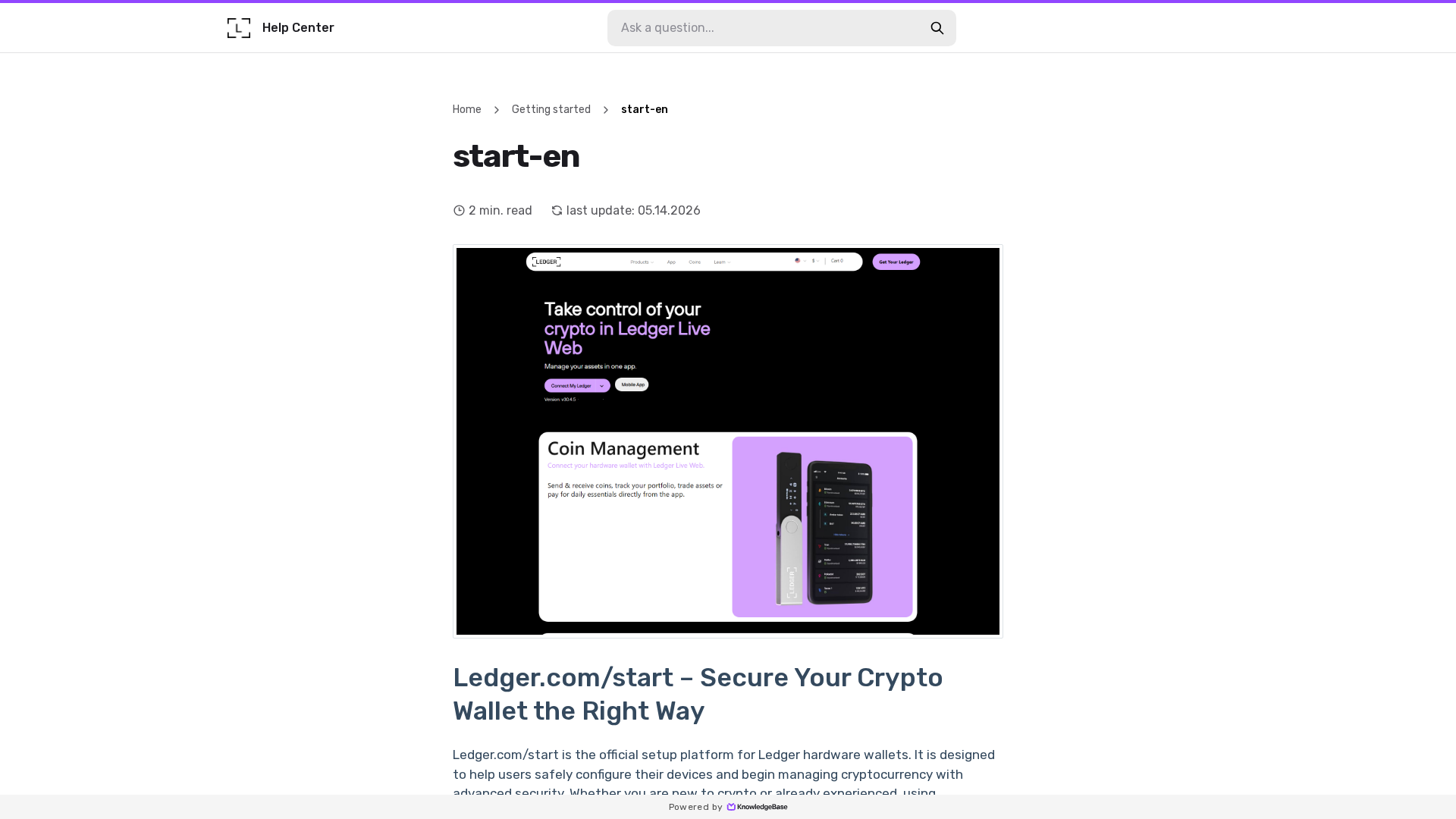 Screenshot of started-ldgrapp.kb.help