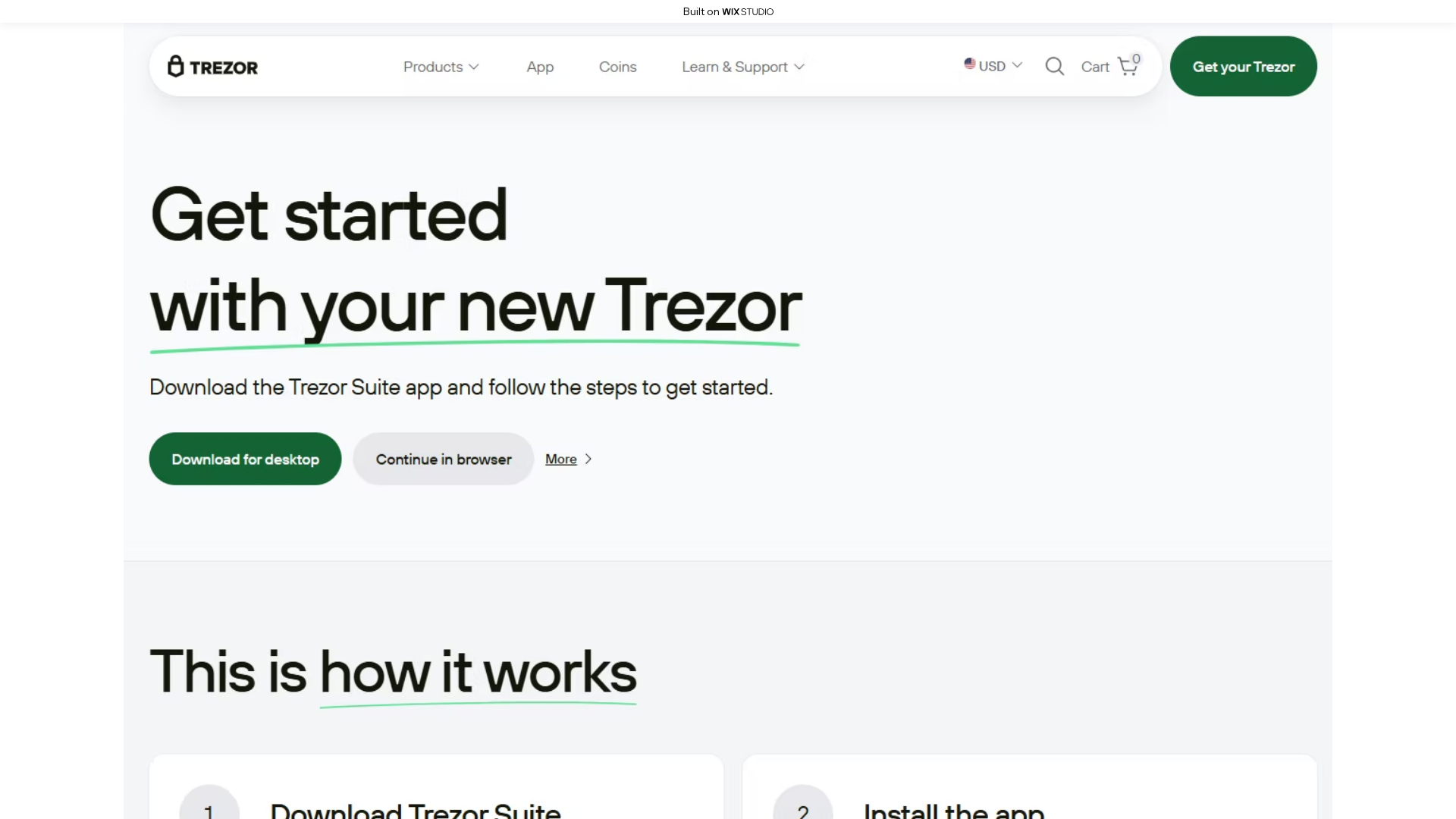 Screenshot of learn-trexor.wixstudio.com