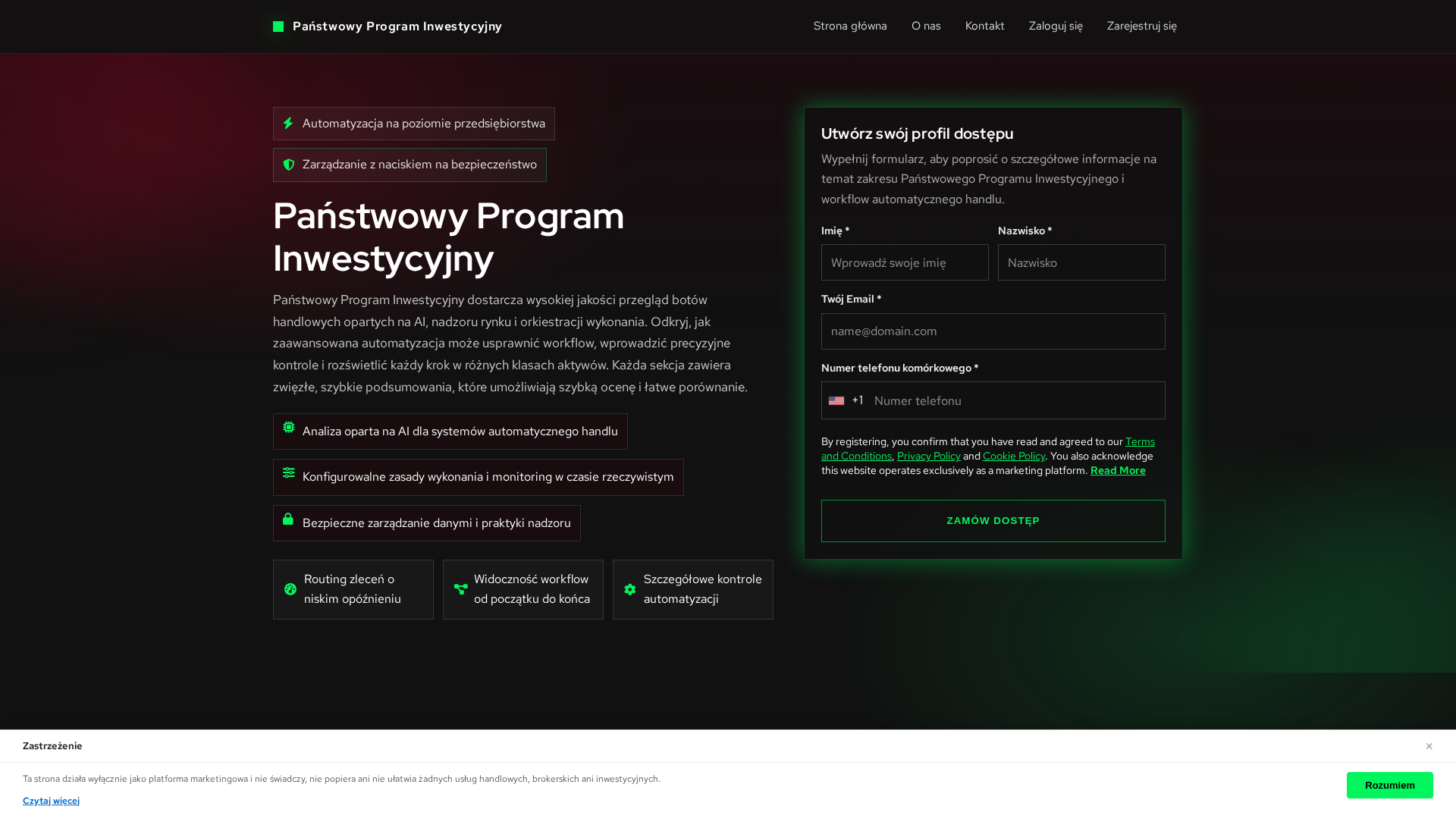 Screenshot of panstwowyprograminwestycyjny.click