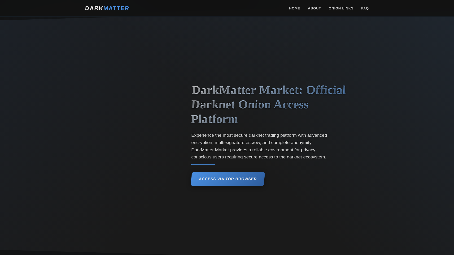 Screenshot of darkmatteronion.net