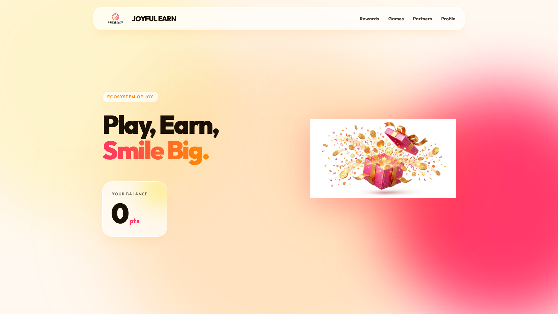Screenshot of joyful-rewards.top