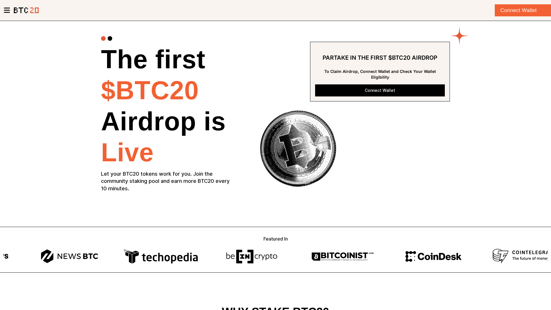 Screenshot of claimbtc20.pages.dev