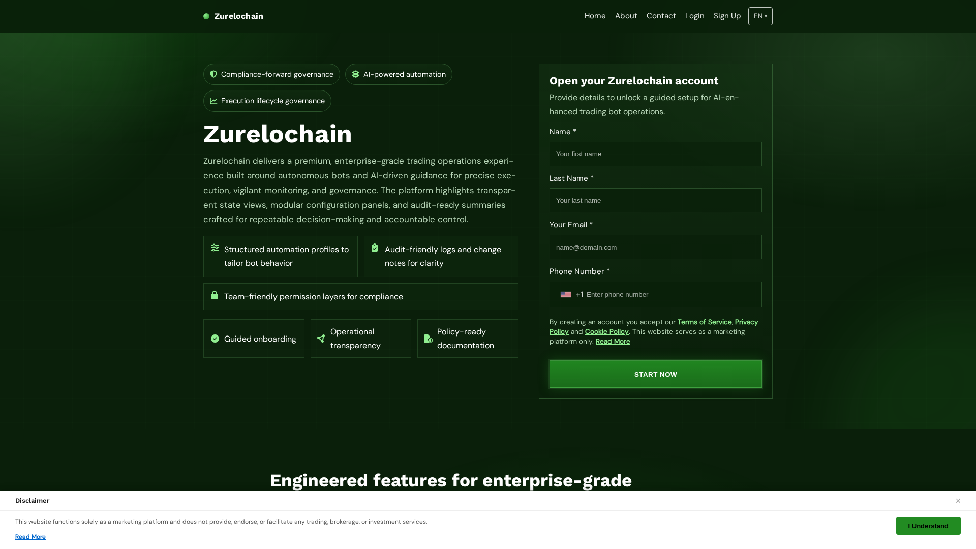 Screenshot of zurelochain.shop