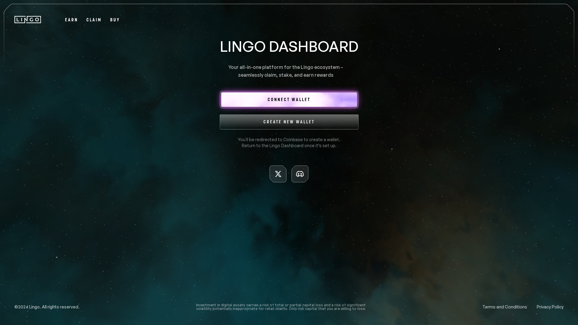 Screenshot of claiming-lingocoinsio.pages.dev