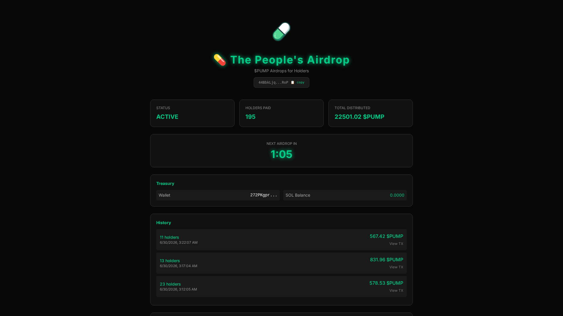 Screenshot of airdrop.ceo