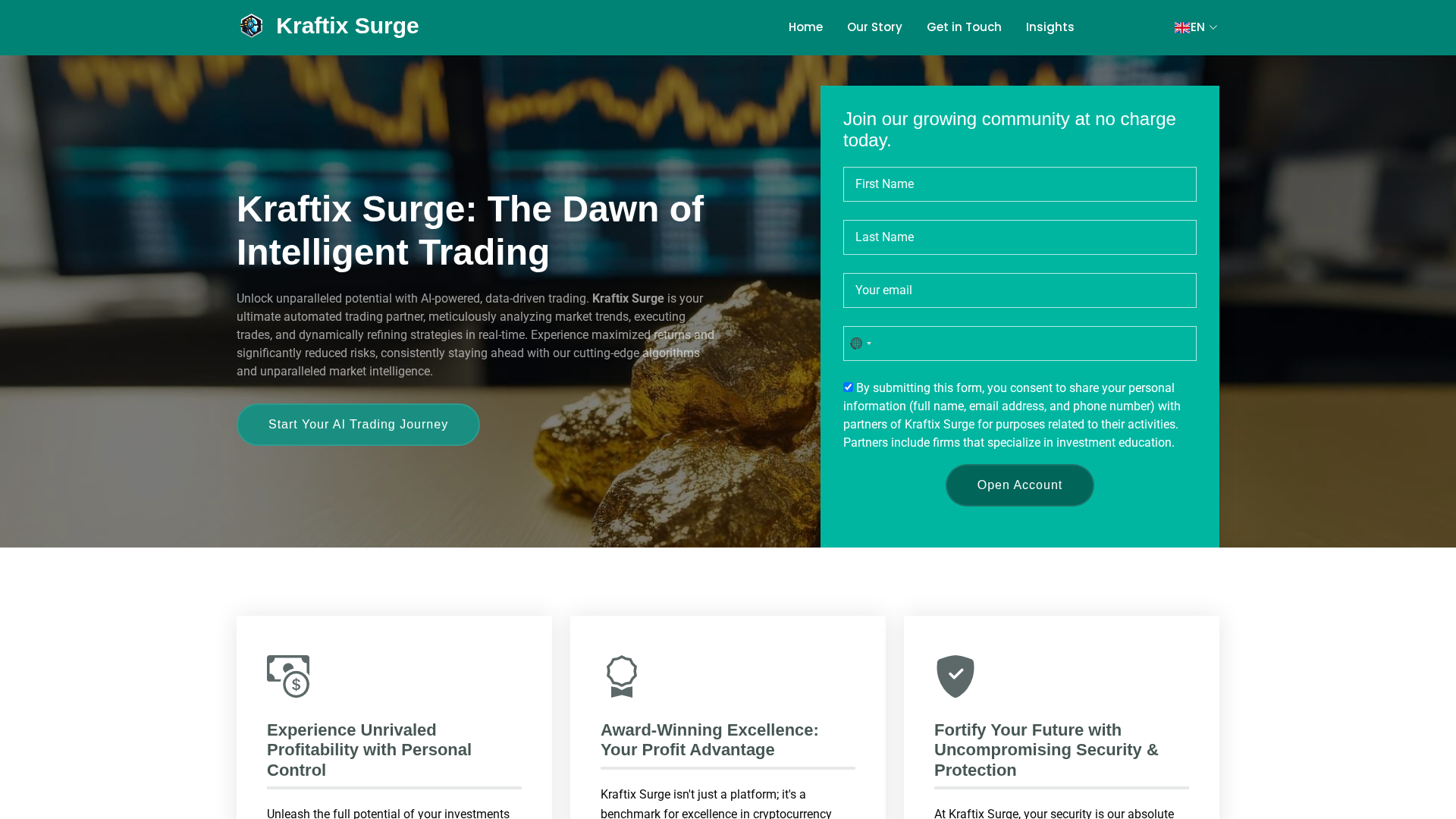 Screenshot of kraftixsurge.org