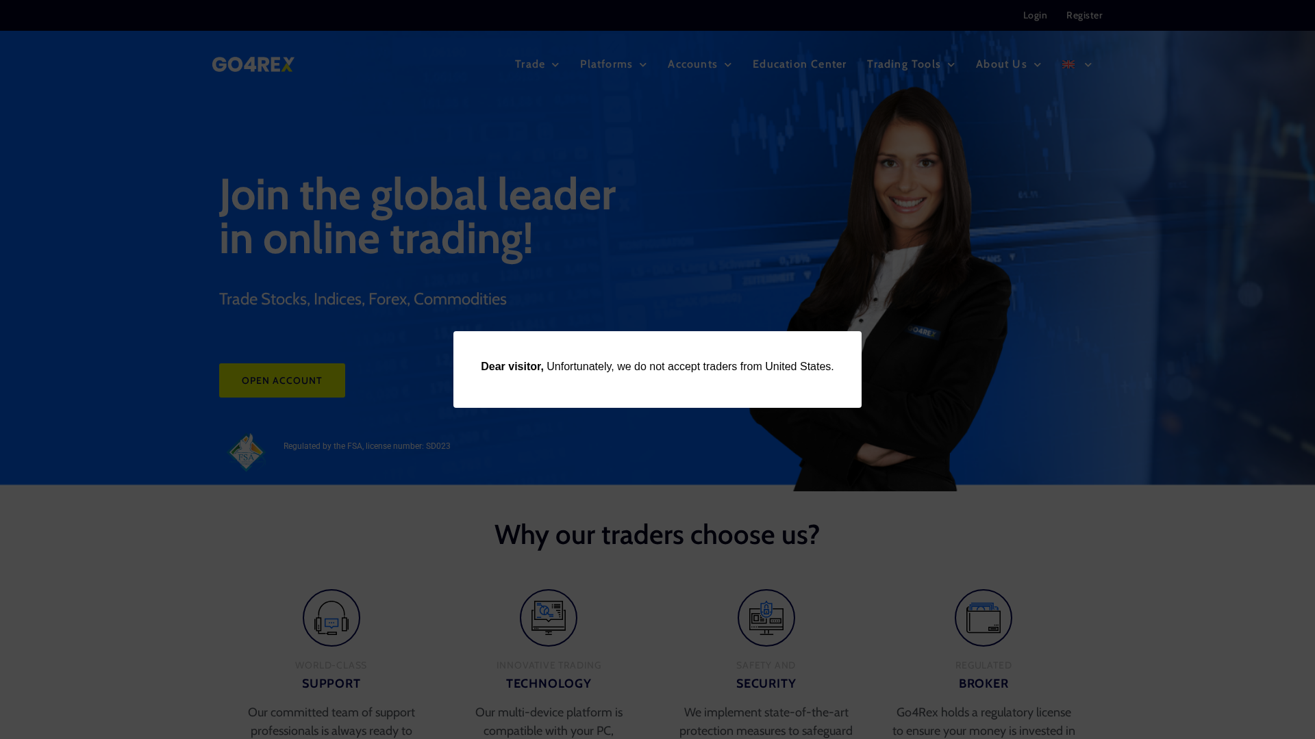 Screenshot of go4rex.com
