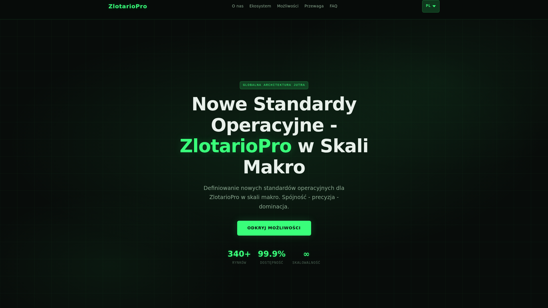 Screenshot of zlotarioprotrade.com