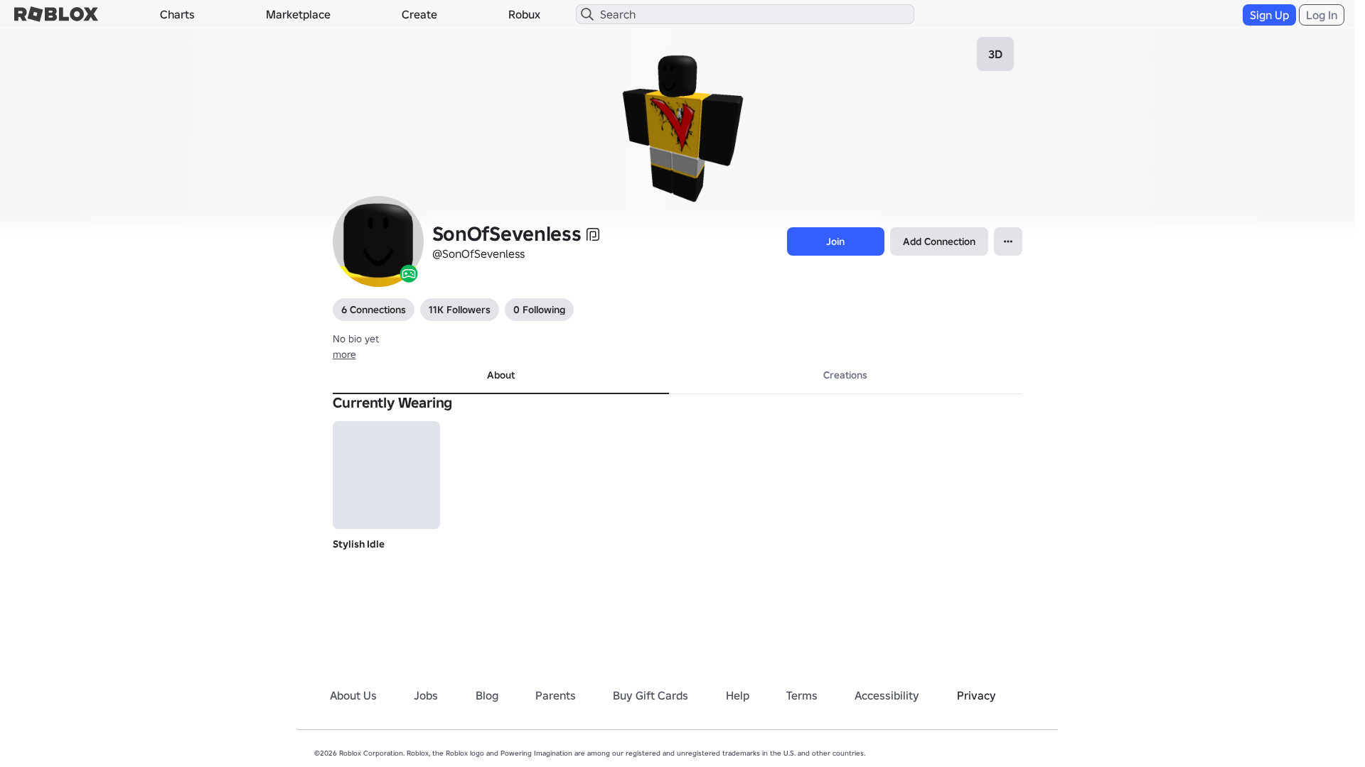 Screenshot of www.roblox.com.ml